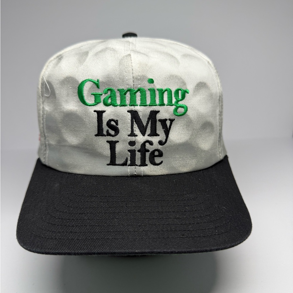Vintage MGM Grand Las Vegas Gaming Is My Life Snapback Hat NWT
